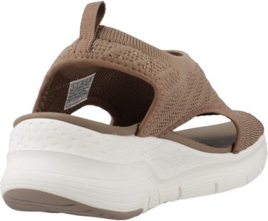 Skechers Arch Fit City Catch – жіночі сандалі Mokka Mylar Strick, 35 EU (з підтримкою стопи)