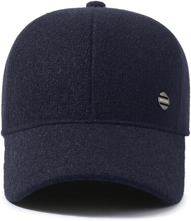 Кепка YAMEE для чоловіків, зимова бейсболка з відкидним навушником, тепла шапка-кепка, універсальний розмір (2361*ДНК)