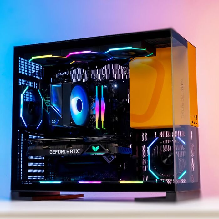 Система водяного охолодження CPU TZMRIT KF420 DGT ARGB з дисплеєм температури, сумісна з Intel LGA 1700/1200/115X/1851/1366/2011 та AMD AM4/AM5 (чорний) KF420BK