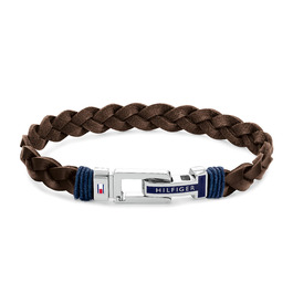 Браслет шкіряний чоловічий Tommy Hilfiger плетене коричневий 2790309