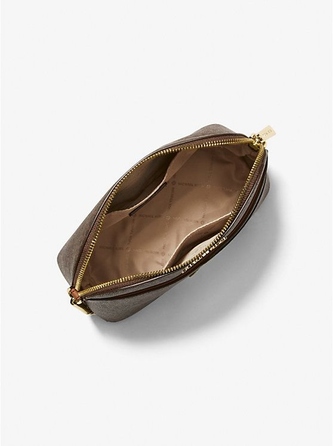 Сумка-кросбоді Michael Kors з екошкіри, коричнева