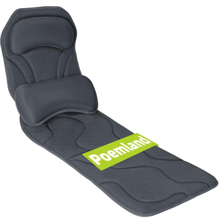 Подушка для ванни Vollkörper для тіла, спини, голови та шиї - комфортне та швидковисихаюче сіре подушко для ванни