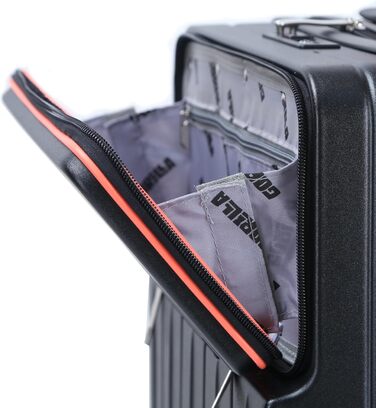 Чохол-валіза Hartschalen Gorilla для ділових поїздок з відділенням для ноутбука та TSA замком, чорний