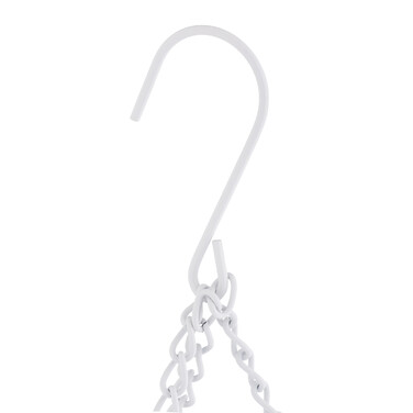 Relaxdays Hanging Fruit Basket in White