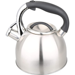 Камберг – чайник/заварник 3 літри, нержавіюча сталь, ергономічна ручка, для всіх типів плит (в т.ч. індукційних), сірий дизайн