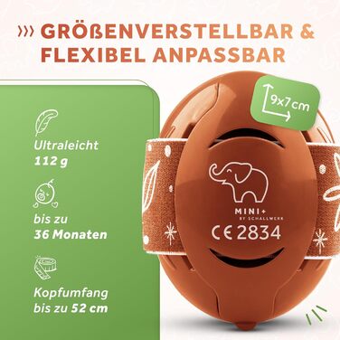 Schallwerk Mini+ - Навушники-захисники для малюків: захист від шуму, преміум-якість, колір кораловий