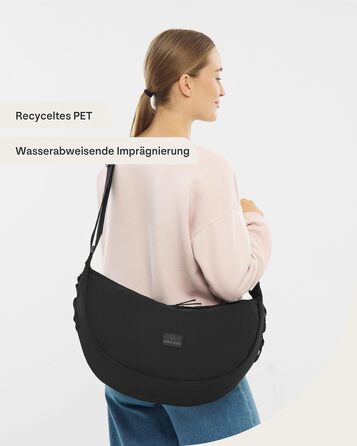 Сумка через плече Johnny Urban Ally Medium Сіра (10л) - Водовідштовхувальна Moon Bag для жінок та чоловіків