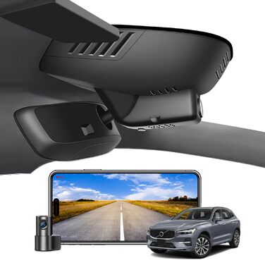 Відеореєстратор Mangoal для Volvo XC60 (2022-2026) 4K + 1080P, WiFi, 128GB, OEM