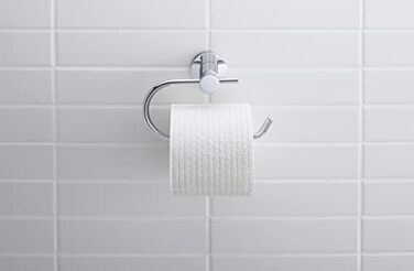 Тримач для туалетного паперу Duravit D-Code, настінний, хромований, 165x165x99 мм