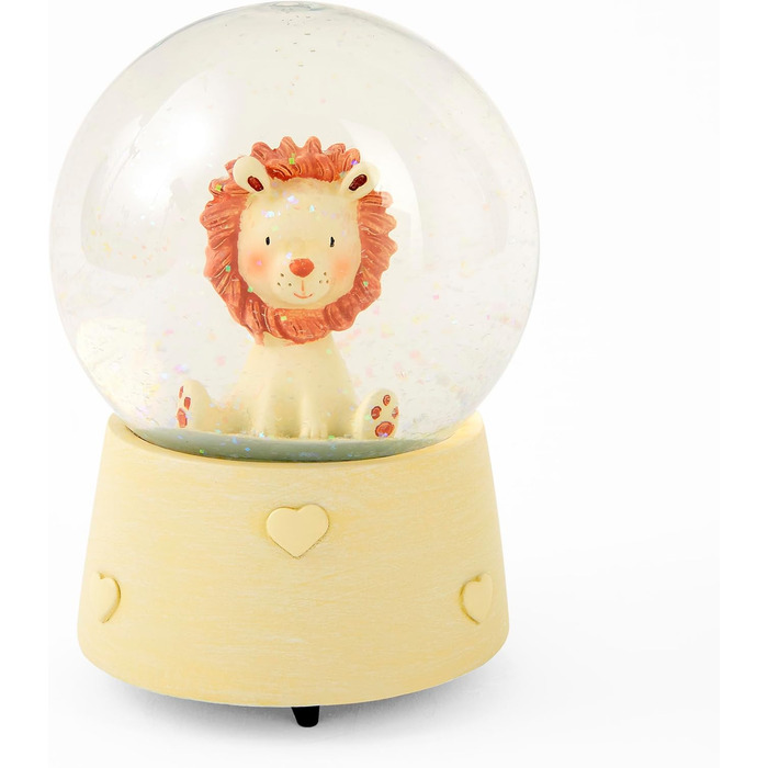 Музична снігова куля-скарбничка Mousehouse Gifts Лев для дітей, подарунок для хлопчика чи дівчинки
