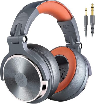 OneOdio Pro 50: Hi-Fi навушники для студії та DJ, 50 мм драйвер, Share-Port, 6.35/3.5 мм, для подкастів, телефону, ПК