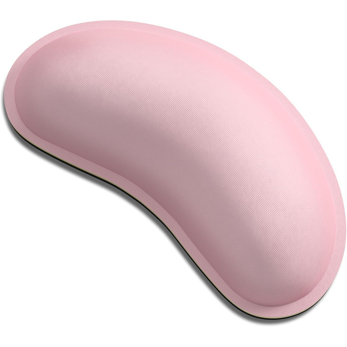 Підставка для зап'ястя Dapesuom - м'яка підставка для клавіатури з memory foam, для офісу та дому, рожева