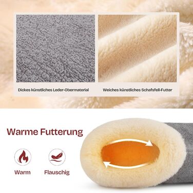 Жіночі халапи EverFoams зимові, антиковзні, теплі, з плюшем та піною з пам'яттю, 38/39 EU, сірі