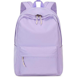 Шкільний рюкзак LOIDOU для дівчаток та хлопчиків-підлітків. Легкий, водонепроникний, з сіткою. Колір: фіолетовий/білий