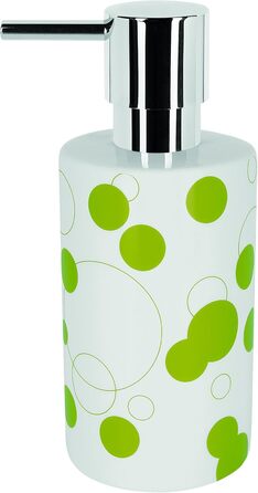 Дозатор для рідкого мила Spirella | Керамічний | 300 мл | Сріблястий | 16 см | Унікальний дизайн Argenté (Kiwi)