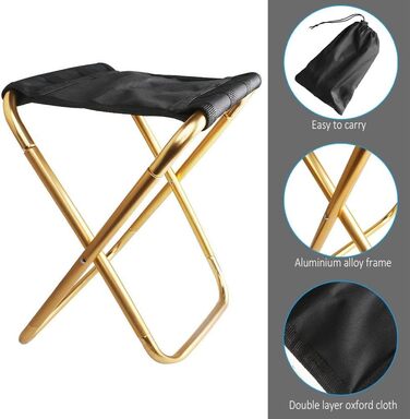 Складний туристичний стільчик ProLeo для відпочинку на природі: кемпінг, рибалка, пікнік, сад, пляж