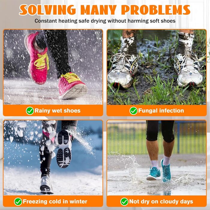 Електричний сушильник для взуття Herbst: 3 режими, таймер, антибактеріальний, для дитячого та гірськолижного взуття