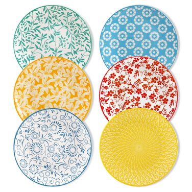 Набір посуду Vancasso Selene для 6 осіб, 24 елементи, пастелеве порцелянове покриття. Включає: 6 тарілок, 6 тарілок для десерту, 6 супових тарілок, 6 мисок. Підходить для мікрохвильової печі.