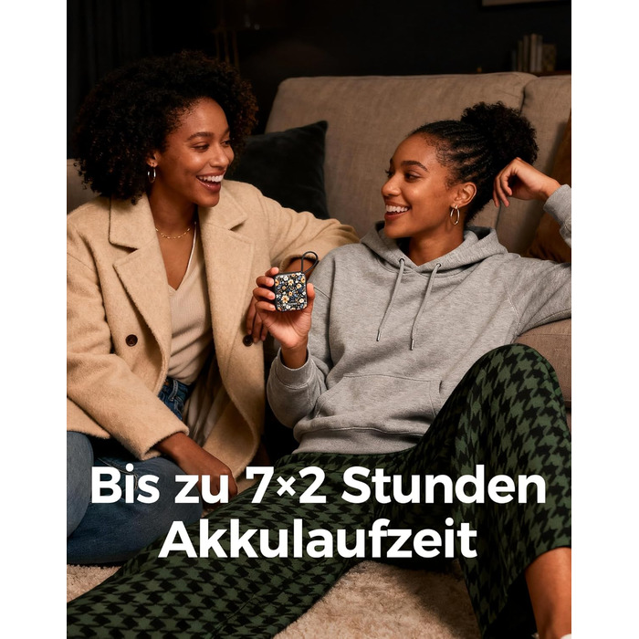 Електричні грілки для рук Ocoopa 2 шт. з акумулятором 4000mAh, USB, 3 режими нагріву до 52°C, для жінок, зимові подарунки, для катання на лижах, подорожей та активного відпочинку, UT5 Nano Wiesengeflüster (Ocoopa x Künstleredition)