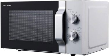 Мікрохвильова піч Sharp R204WA Solo, 20 л, 800 Вт, біла