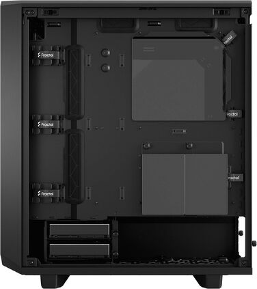Корпус для комп'ютера Fractal Design Meshify 2 Compact Black ATX Mid Tower (Black TG Light Tint), високий повітряний потік