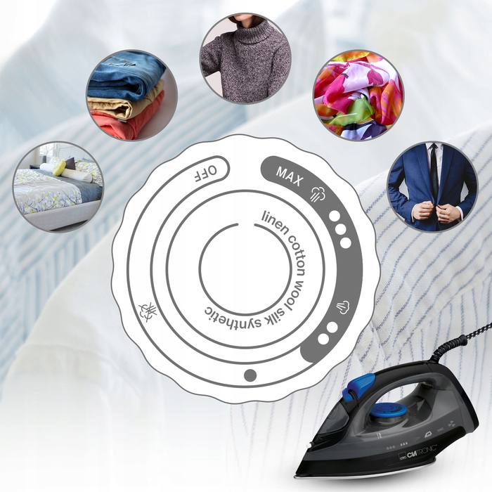 Парова праска Clatronic DB 3703 1800 Вт