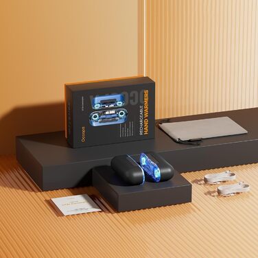 Електричні грілки для рук OCOOPA MagTwins UT2s, 10000 mAh, 4 режими нагріву, 2 шт., чорний