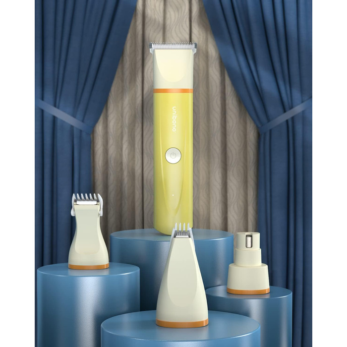 Набір для стрижки собак та котів Leise: акумуляторна машинка з 4 насадками, водонепроникна IPX7, для догляду за мордочкою, вухами, лапами та тілом