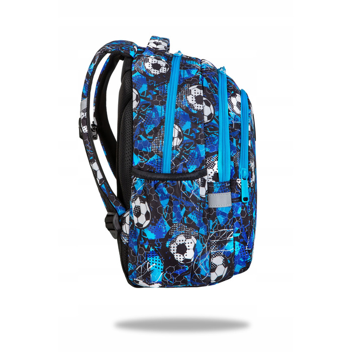Багатовідсінковий шкільний рюкзак CoolPack (білий, чорний, синій), 21 л