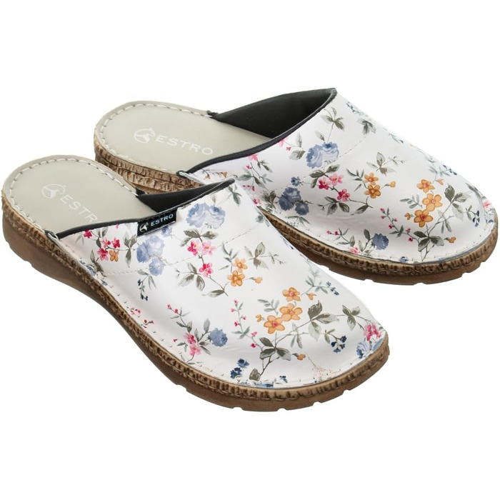 Жіночі фетрові тапочки ESTRO F03 (39 EU, білий) з неслизькою підошвою