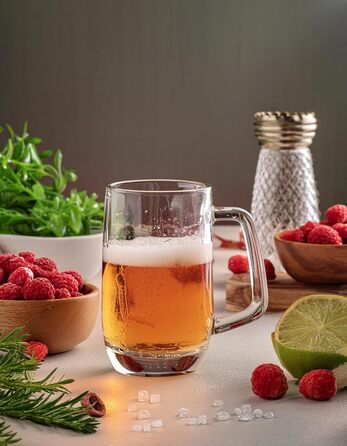 Набір склянок для пива Krosno Glasmark, 6 шт., 300 мл (0,3 л)