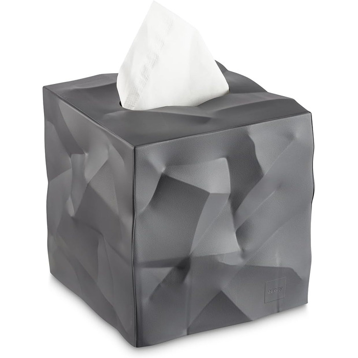 Essey Cosmetic Tissue Box Wipy Cube I, square tissue box dispenser, design tissue box, 13x13x13 cm