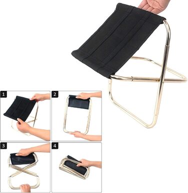 Легкий складаний стілець з алюмінію: портативний, для кемпінгу, риболовлі та подорожей