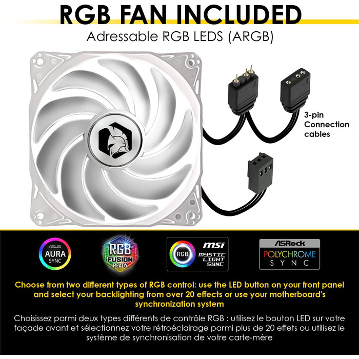 Корпус для ПК EMPIRE GAMING Diamond Gamer ARGB середнього розміру ATX з фасадом з алмазного плексигласу та скляною бічною панеллю, 4 вентилятори 120 мм RGB адресуємими (Ruby W)