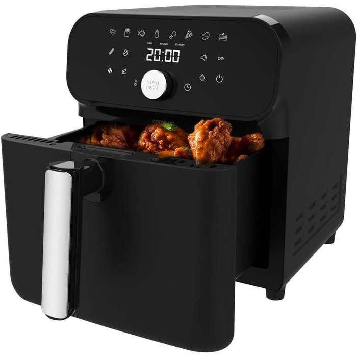 Фритюрниця, духовка та гриль Cecotec Cecofry FoodCourt 11000 Connected: 11 л, 1850 Вт, 3-в-1, 8 програм, Wi-Fi, 40-230°C