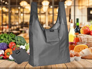 Ripstop reusable shopping bag – replace paper and plastic bags with these large and strong, eco-friendly bags.