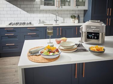 Мультиварка Ninja Speedi 5.7L 10-в-1: мультикокція, фритюрниця, гриль, випічка, Stone Gold ON500EUSTGD