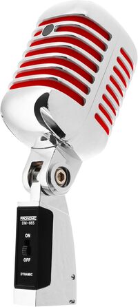 Pronomic DM-66R: Мікрофонний комплект для вокалу та запису - Вінтажний дизайн, XLR, зі штативом та кабелем