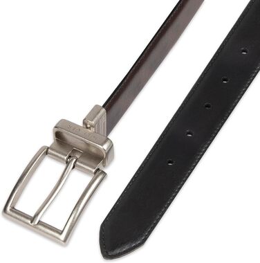 Чоловічий шкіряний ремінь Tommy Hilfiger, колір: коричневий/чорний