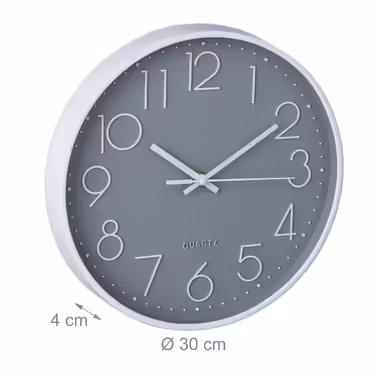 Relaxdays Modern Wall Clock