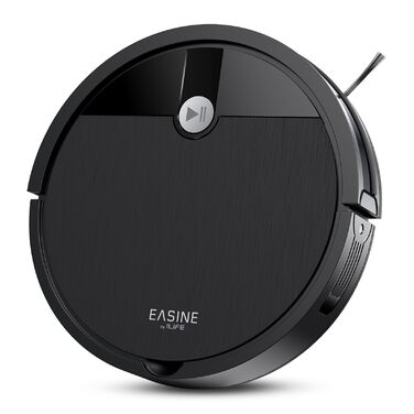 Робот-пилосос безщітковий, самостійно заряджається, з пультом дистанційного керування, тихий, для шерсті тварин та твердих поверхонь, E3