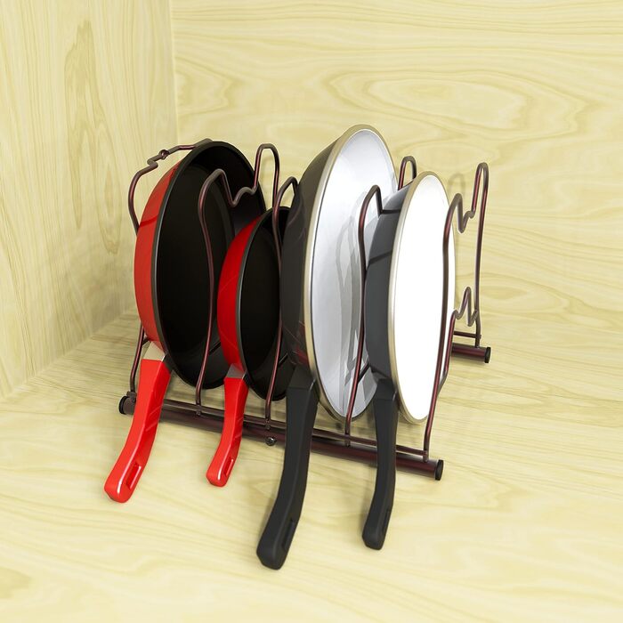 Cabinet, Pantry, Pot and Pan Organizer, Bronze