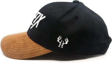 Кепка Snapback Bayerisches Zefix з фетру, чорна, універсальний розмір