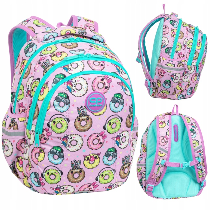 Трикамерний рюкзак Coolpack Joy S Happy Donuts для учнів 1-3 класів, F048665