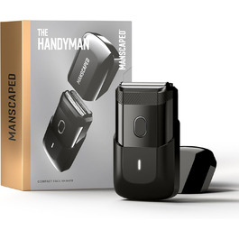 Дорожній електричний бритва MANSCAPED The Handyman™ — акумуляторна, легка, з USB-C зарядкою, вологозахищена, тример для довгого волосся та сіткова головка, для подорожей