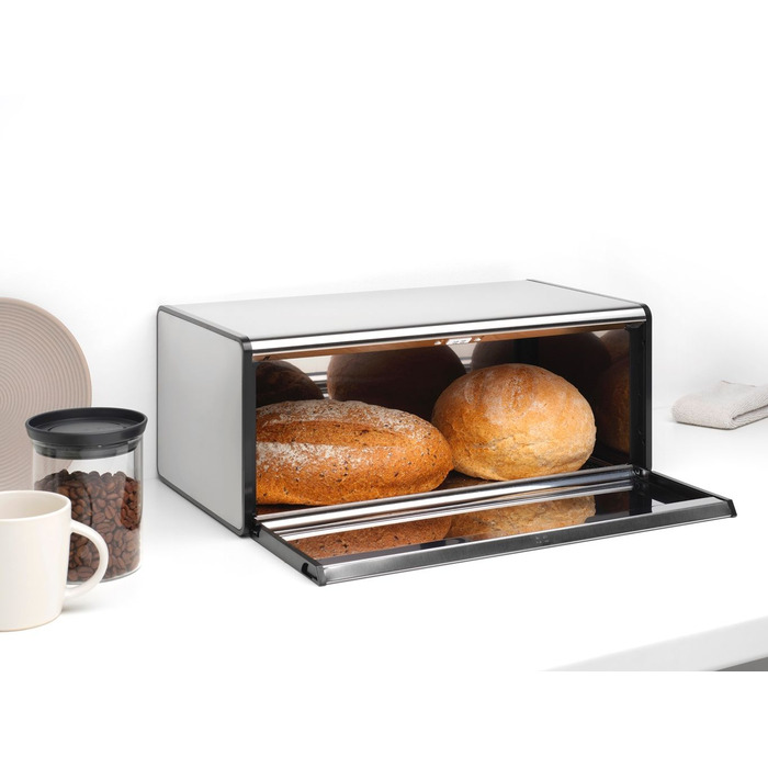 Хлібниця прямокутна BRABANTIA 236709 - Матова сталь