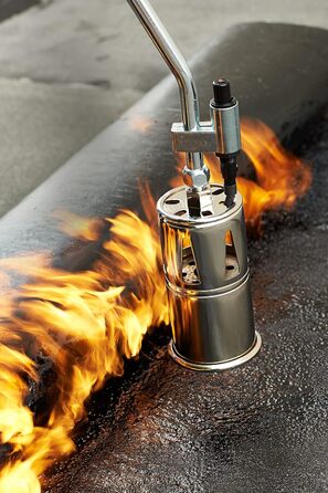 CFH Flame Gun PZ 6000 incl. Piezo Ignition and Gas Hose - Weed Burner Gas Application with 3/8