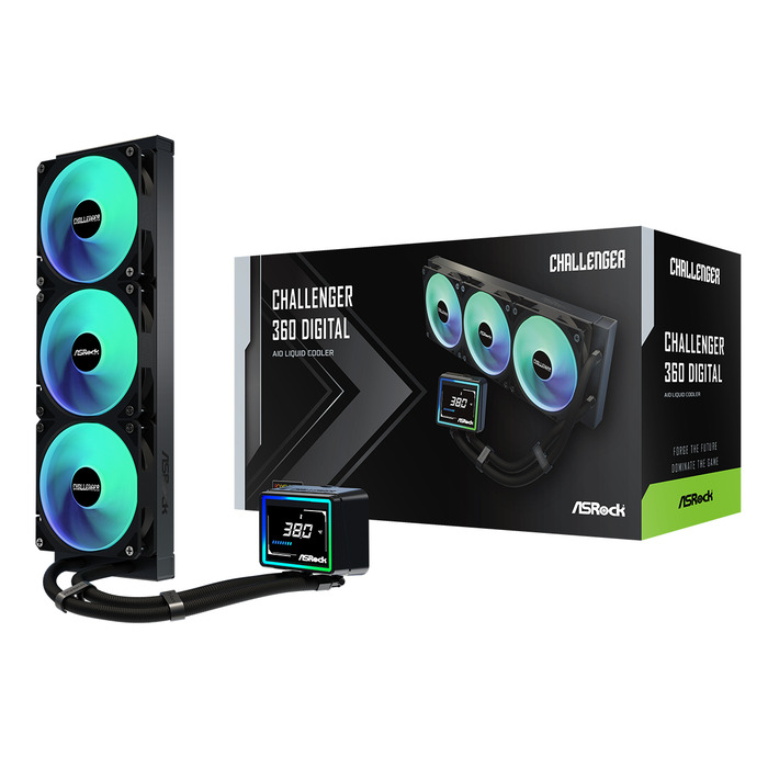 Рідинне охолодження процесора ASRock Challenger 360 Digital