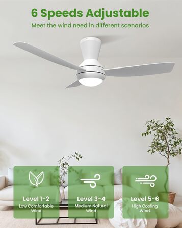 Стельовий вентилятор Airwit 106 см з підсвічуванням та пультом, білий. Вентилятор зі світлом для спальні, вітальні, швидкий монтаж, димований