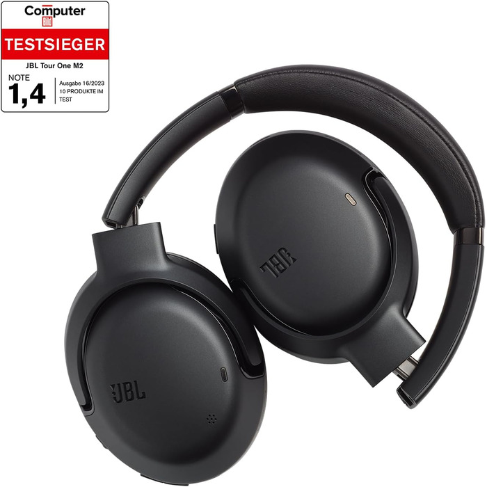 Навушники JBL Tour One M2 – Бездротові, Over-Ear з ANC – Чорний (до 40 годин)